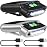 Mudder 2 Pieces LED Clip on Cap Lights USB Rechargeable Cap Flashlight Clip Waterproof Ultra Bright Hat Flashlight Headlamp for Fishing Camping Hand Work (Black,Silver)