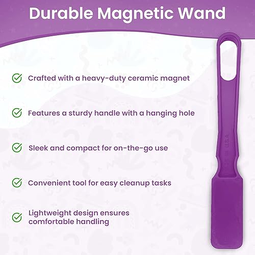 Miniatura 6 de MR CHIPS Varitas magnéticas de bingo fabricadas en Estados Unidos, 7 colores para elegir, 1 pieza, ideal para bingo, experimentos científicos,