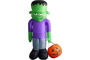 8 Foot Frankenstein Inflatable Lights Decor
