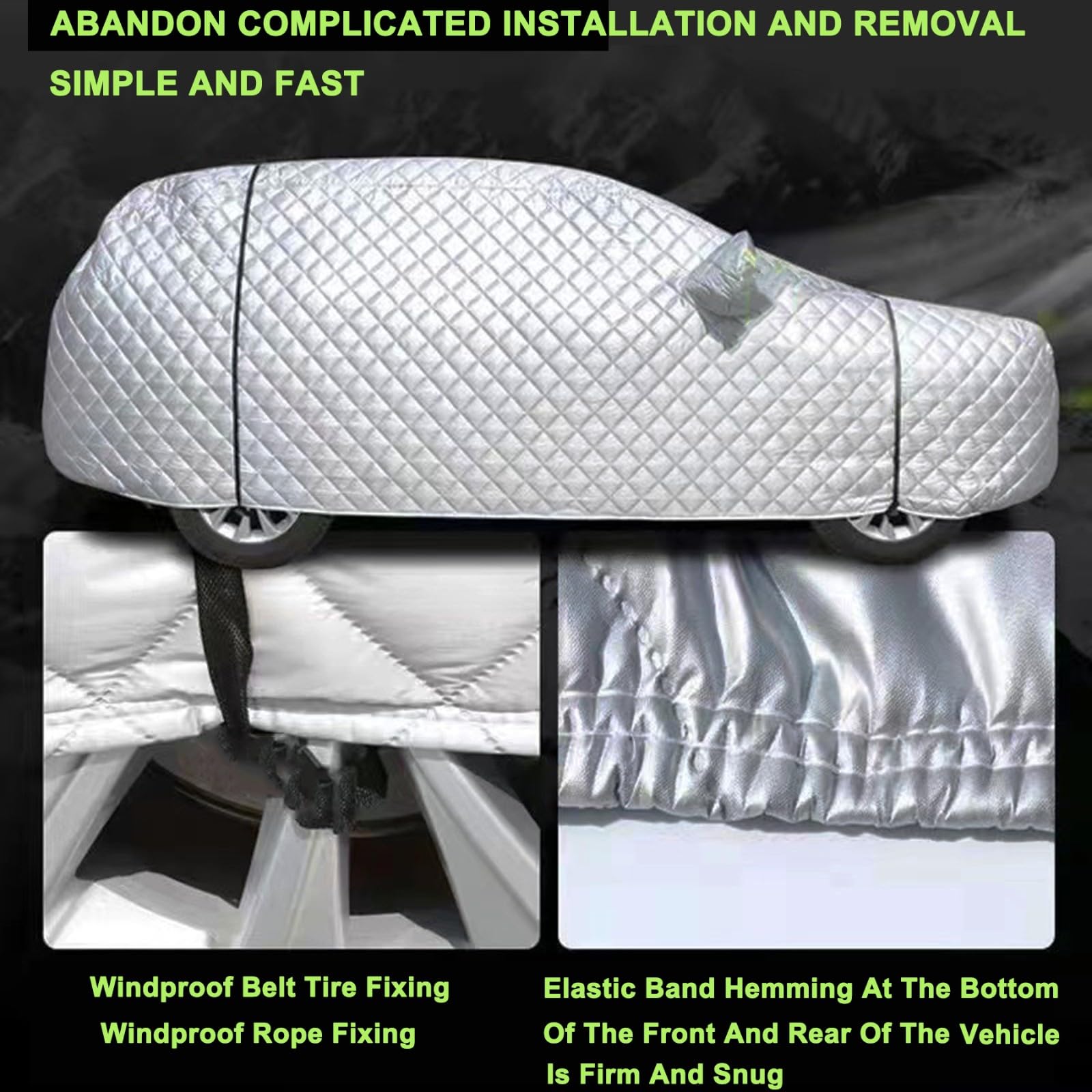 Telo Copriauto Antigrandine per Mercedes SLK R170,Telo Macchina Copriauto da Esterni Inverno,Impermeabile Anti UV Resistente Alla Neve e Antigraffio