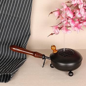 Amazon.co.jp: TreegoArt 鉄金属香炉DOPポット 樹脂香炉、サン