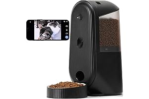 FUKUMARU Automatic Remote Cat Feeder: Monitor and Feed Your Furry Friend with Ease