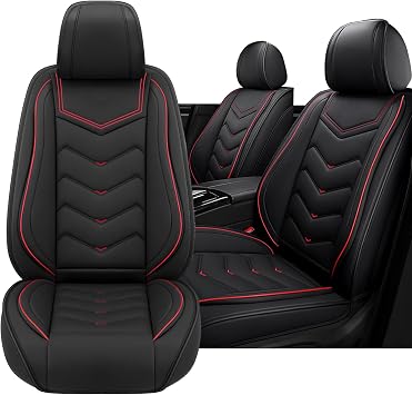 Car Seat Cover for Lexus LX 700h 2025,Drivers Seat Covers,Non-Slip Waterproof seat Cover,Wear-Resistant Nappa Leather car seat Covers.Standard 2 Seats/Black