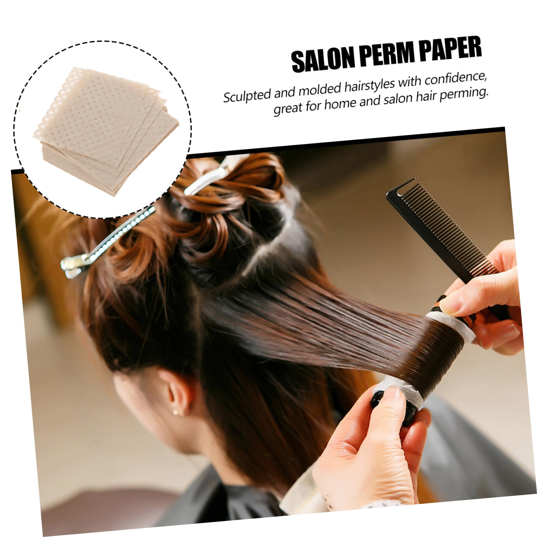 IWOWHERO Hairdressing Paper Perm Paper for Curling Hair Perm Supplies Comfortable Material Easy to Use