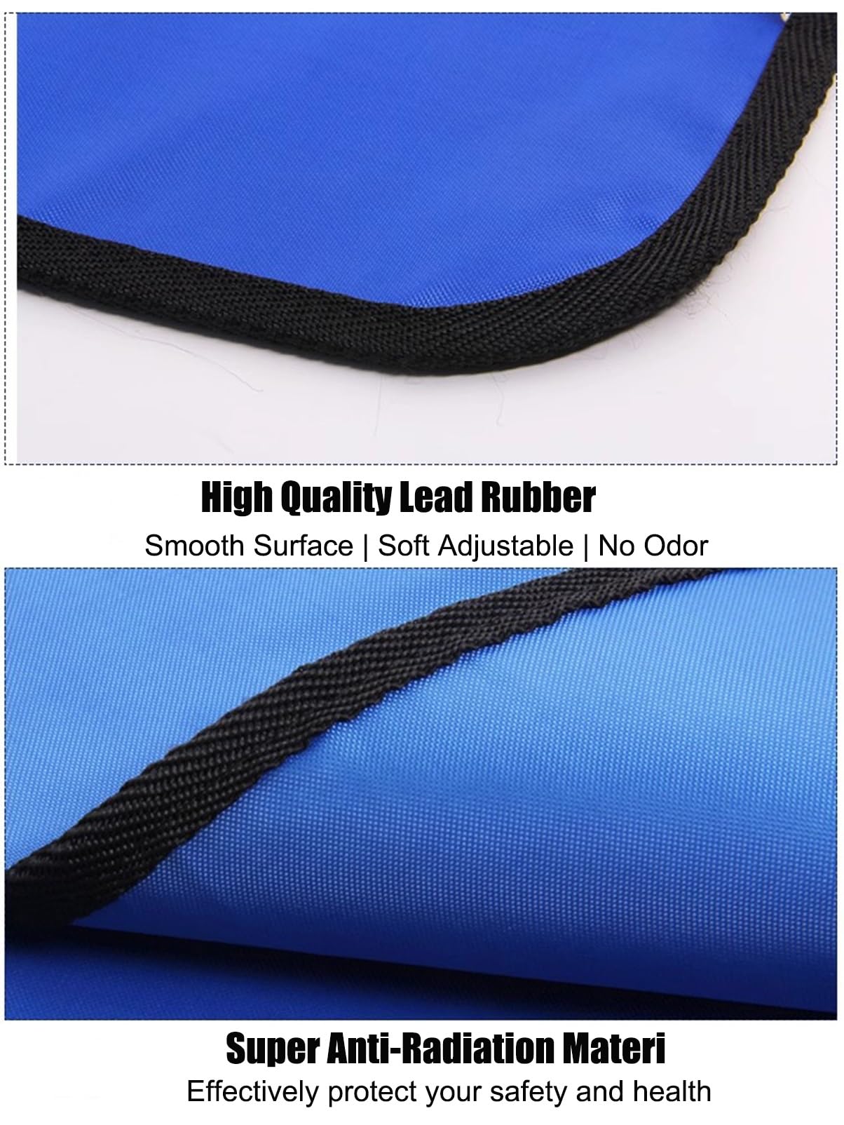 Grembiule di Piombo Collare Di Protezione Tiroidea In Piombo, Collare Di Piombo Da 0,5 Mm Pb For La Protezione Del Collo For Laboratori Odontoiatrici, Case Di Cura, Adulti, Unisex