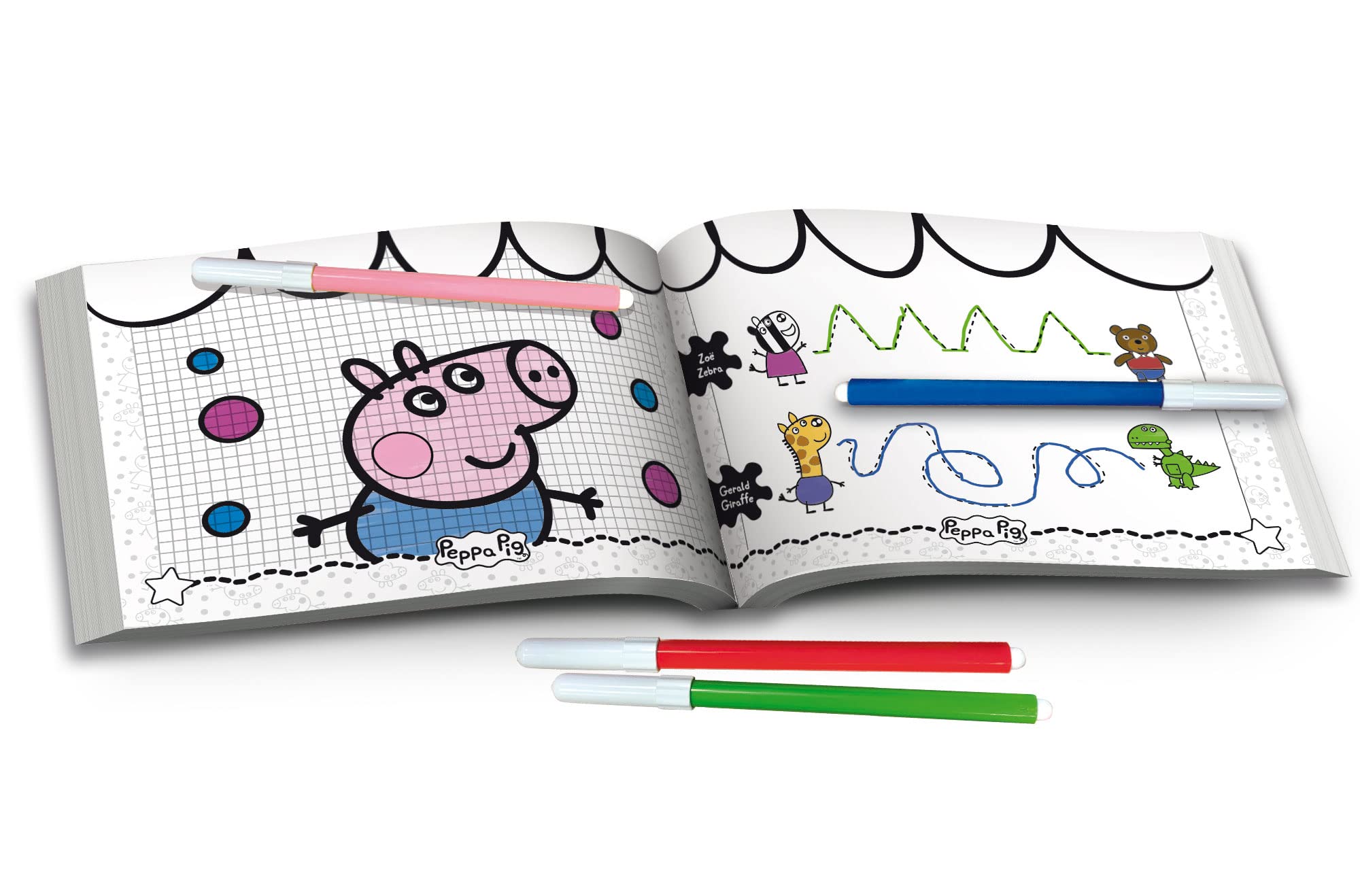 Liscianigiochi 92215 Peppa Pig szkoła do rysowania, nie dotyczy