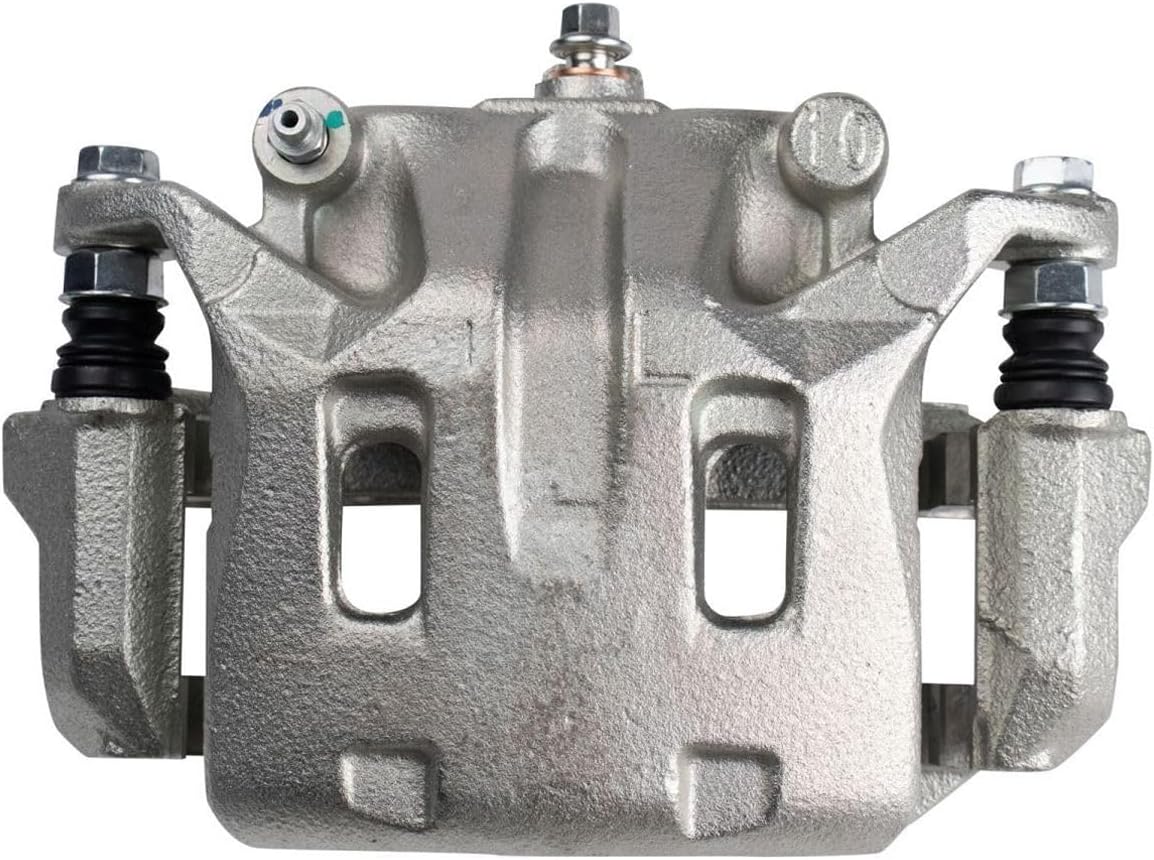 Disc Brake Caliper Assembly Front Left Driver Side Steel with Mounting Bracket Hardware 2-Piston Quantity for Nissan for Pathfinder 5.6L 2008-2012 19-B3715 CLA47177