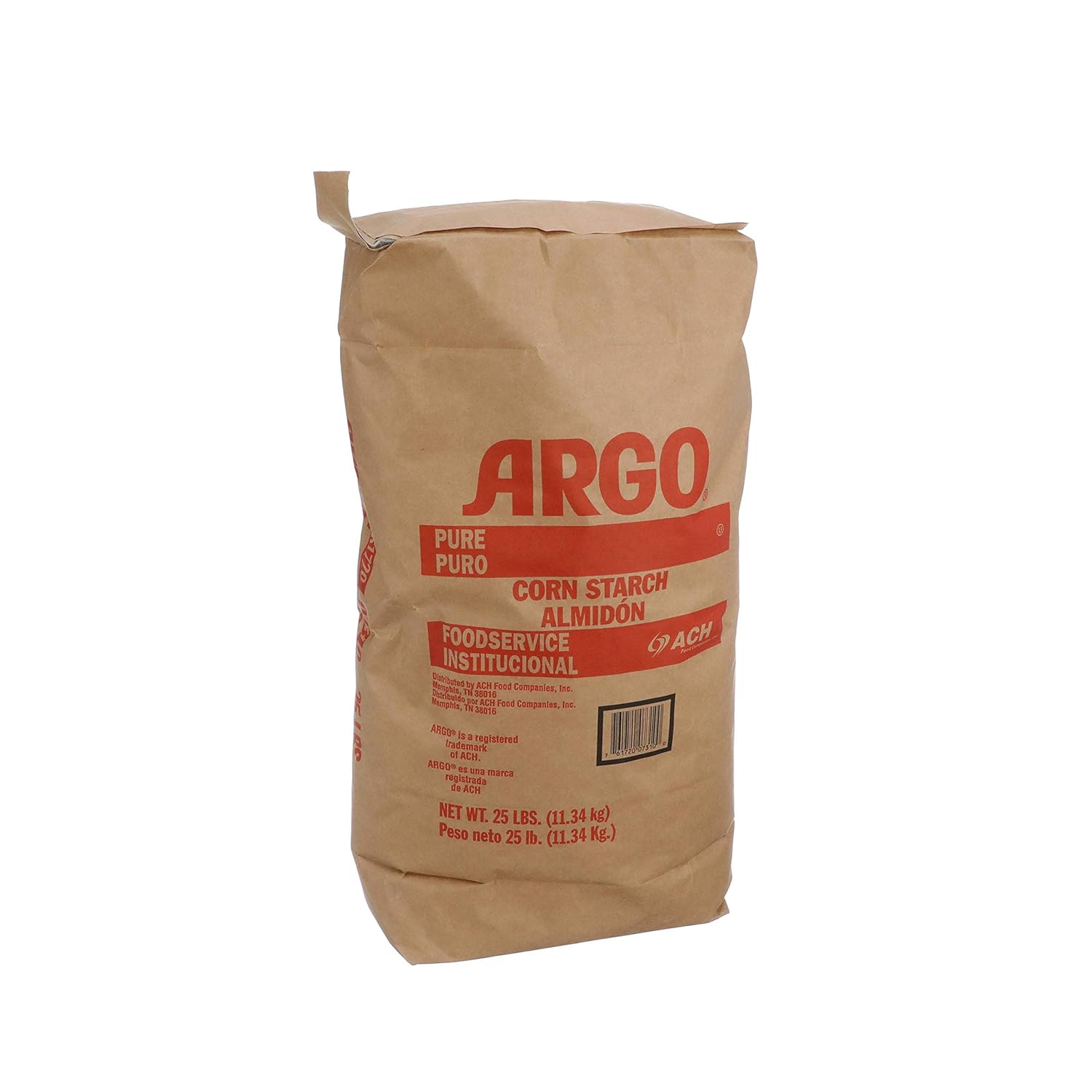 Argo Corn Starch 25 Pound Bulk Bag - Pure Tasteless Thickener for Sauces, Gravies & Baking