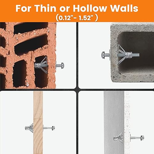 Miniatura 9 de FOREVTL Kit de herramientas de tuerca de remache y herramienta de ajuste de pernos Molly