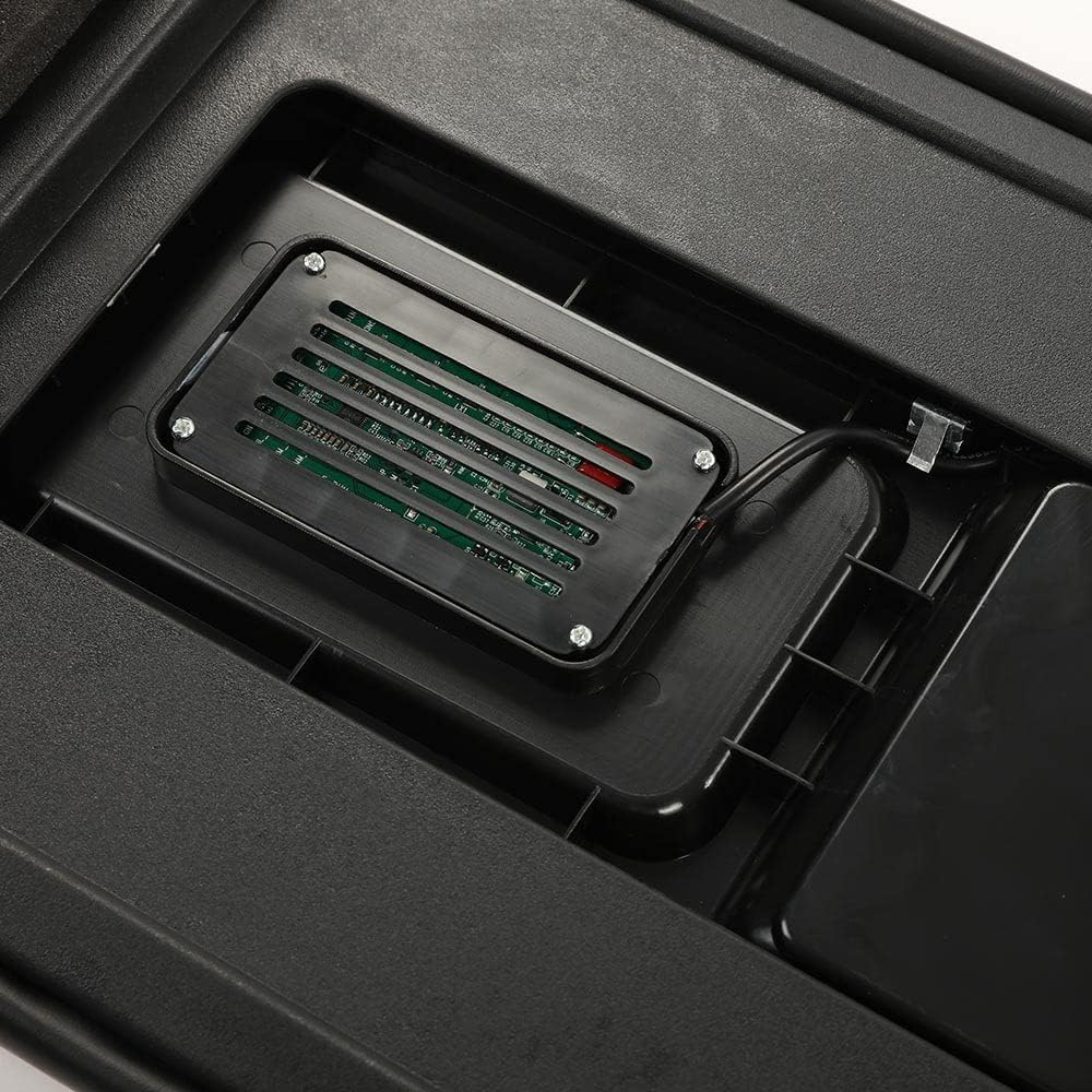 G-PLUS Center Console Lid Repair Kit Armrest Latch W/Charging Compatible with GMC Sierra Yukon/Chevy Silverado Suburban Tahoe 1999 2000 2001 2002 2003 2004 2005 2006 2007 19127364 Gray