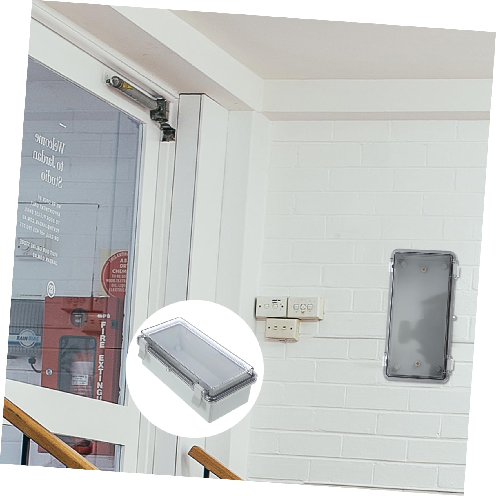 Cabilock 3 Piezas Caja De Conexiones Impermeable Al Aire Libre Cajas Exterior Largo A Prueba De Polvo Alambrado A Prueba De La Intemperie Unión Clima Protector Sello El Plastico