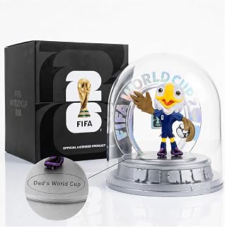 FIFA Officially Licensed 2026 World Cup Mascot-10.3" Figurine, Personalized Text&Logo,Gifts for Soccer Fans - Premium Display Dome Collectible Figure, Perfect for Father's Day
