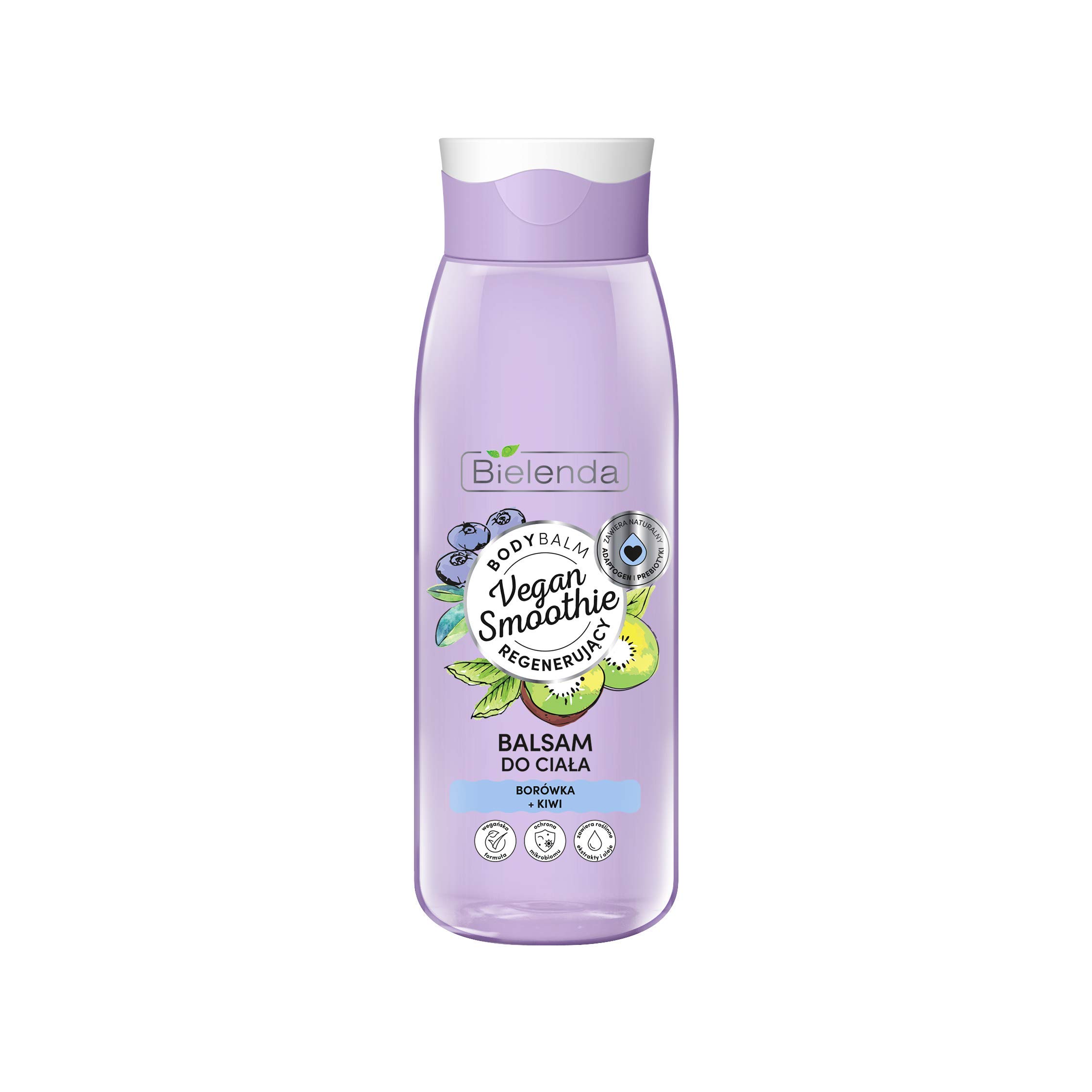 Bielenda Vegan Smoothie Blueberry + Kiwi Balsamo Emolliente Corpo 400 Ml - 4