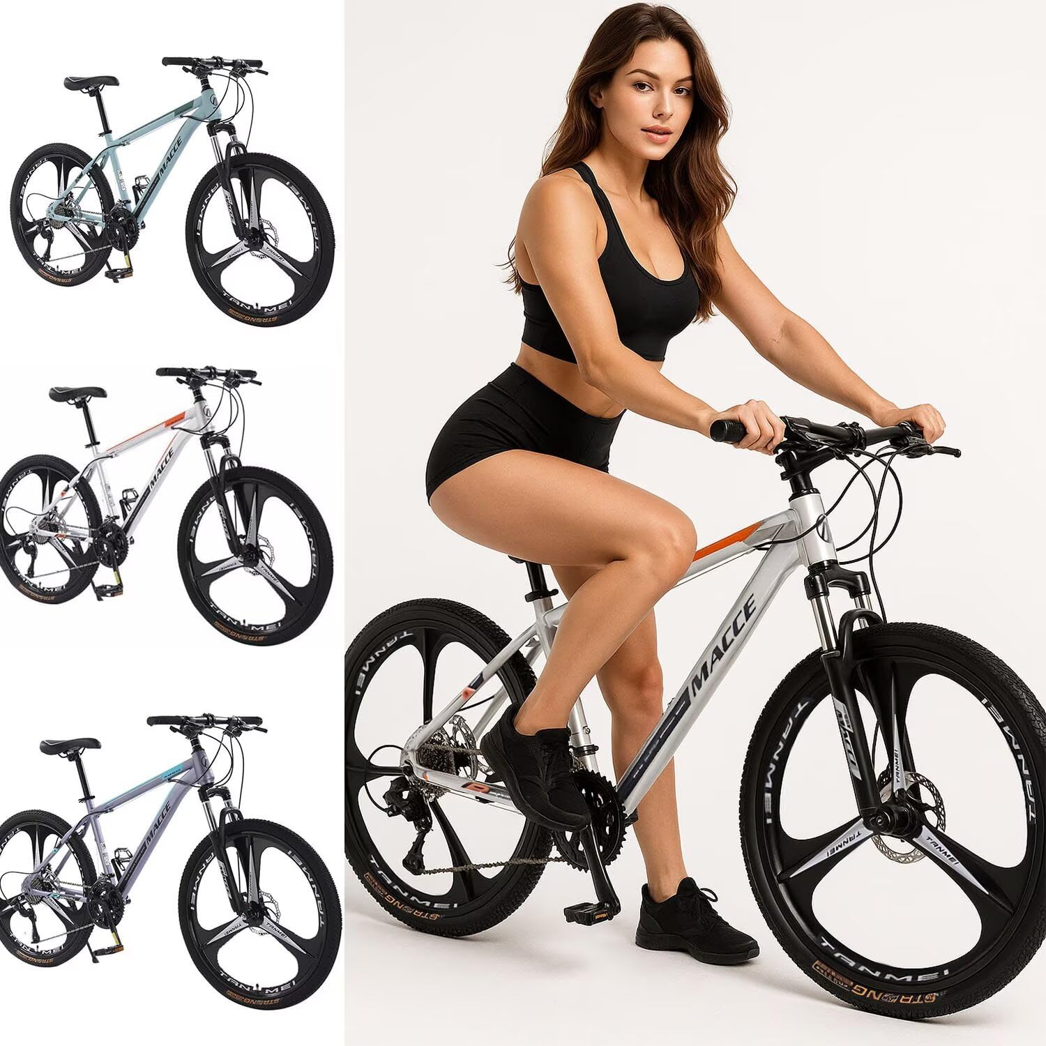 Amazon | マウンテンバイク 26インチ MTB 自転車 21段変速 ディスク