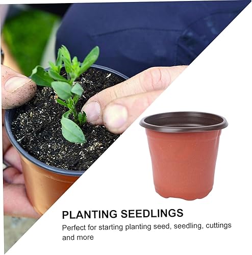 Miniatura 8 de Macetas de plástico para plantas de vivero, macetas de jardín al aire libre, macetas de plantas de flores, macetas de inicio de semillas para plantas