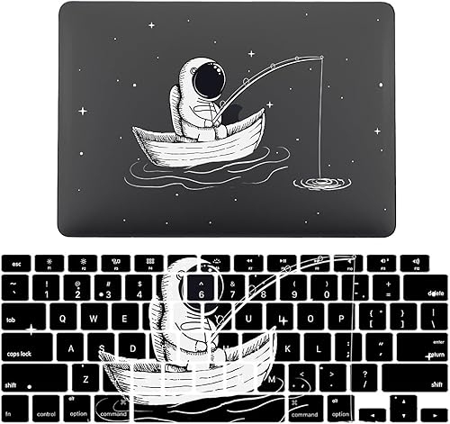 Miniatura 30 de IVY Funda de astronauta para MacBook Pro 13 (2009-2012, modelos: A1278) Funda rígida con cubierta de teclado - I