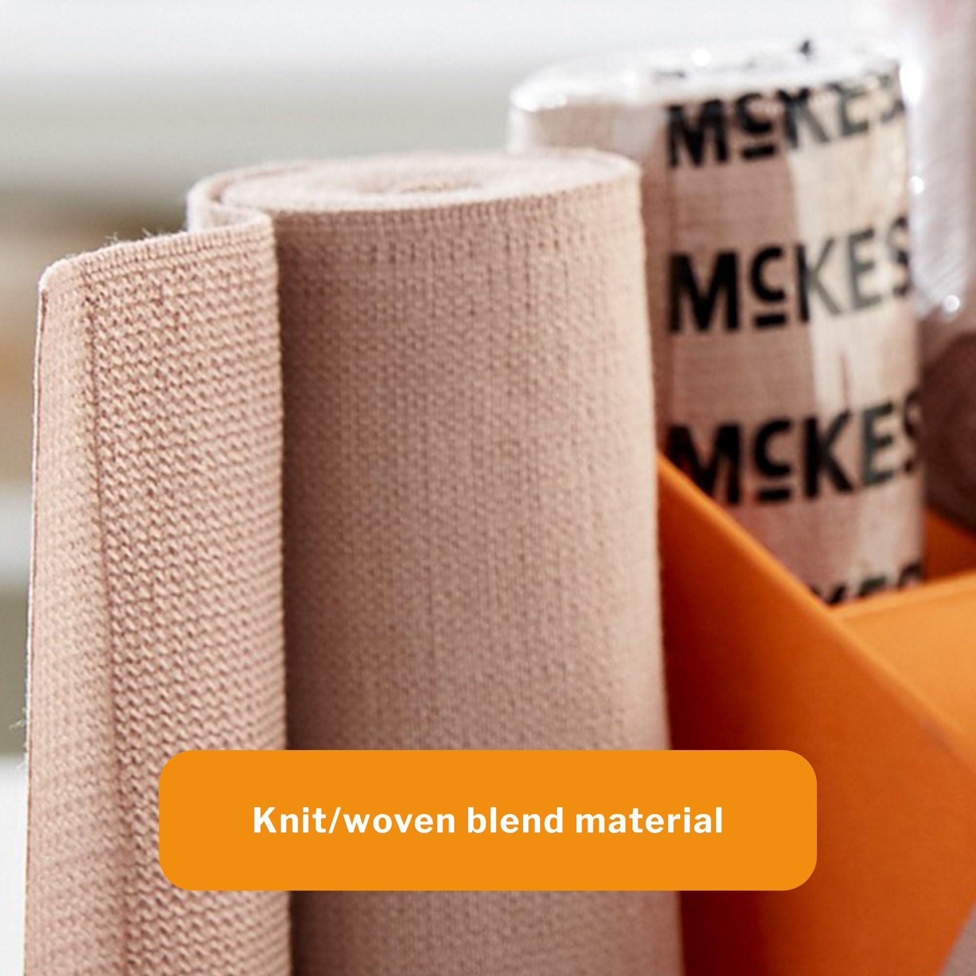 McKesson Elastische Bandage mit Klettverschluss, latexfreie Kompressionsbandage, 15,2 cm x 4,5 m, 10 Stück, 1 Packung