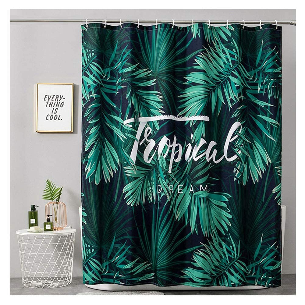 Rideau de douche anti-moisissure 200x180 cm pour une salle de bain propre