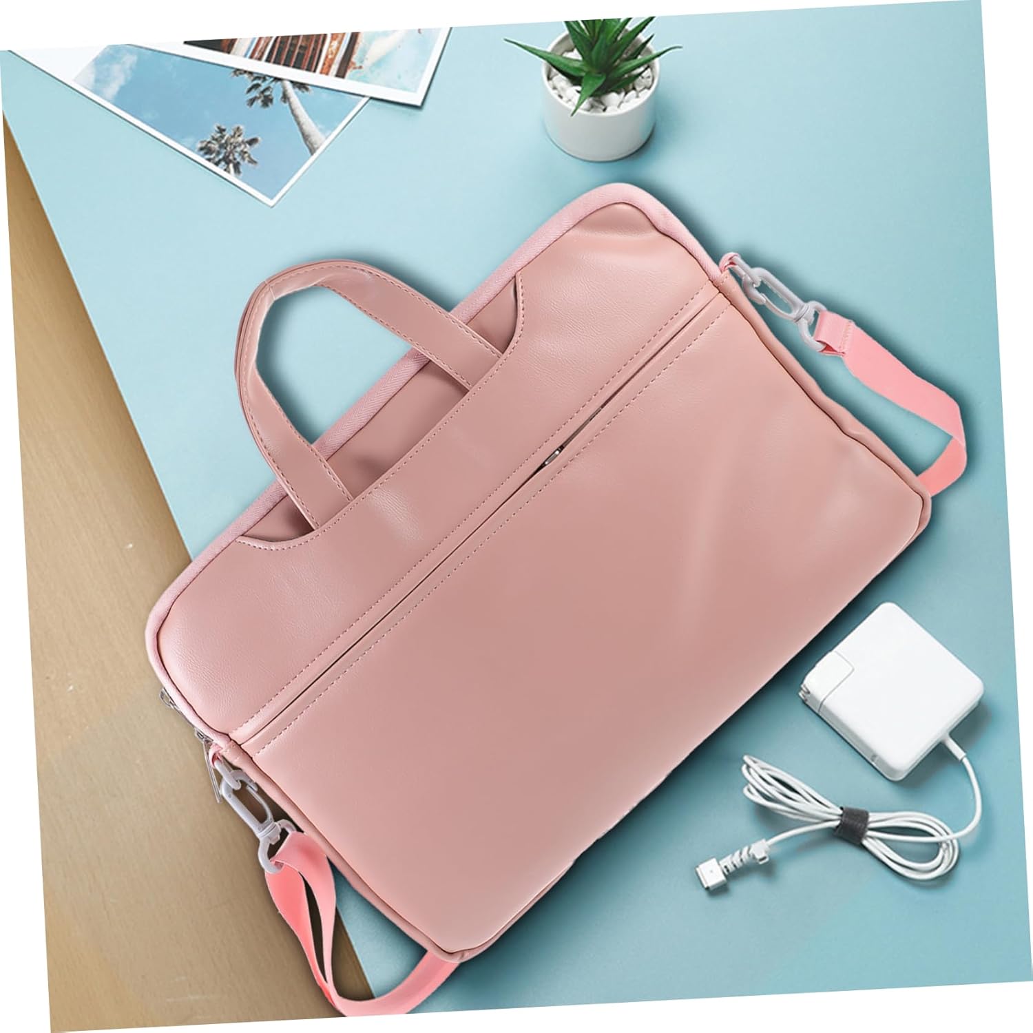 Laptop Tablet Carrying Bag Multi-functional Handbag for and Slim Lightweight Design Material for Work and Travel