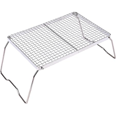 Amazon.com : REDCAMP Folding Campfire Grill Heavy Duty Steel Grate ...