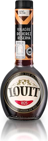 Louit - Vinagre de Jerez Reserva con Denominación de Origen, Botella de 250 ml