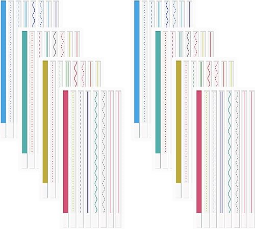 BAYTORY 1280 tiras transparentes para resaltar, juego de cinta iluminadora para anotar libros, notas adhesivas largas transparentes, marcadores de