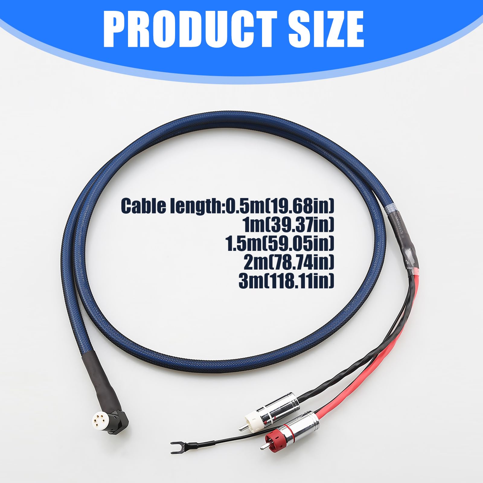 Cable de sonido superior de 5 pines a conector XLR para entusiastas con cable de indicación premium equilibrado