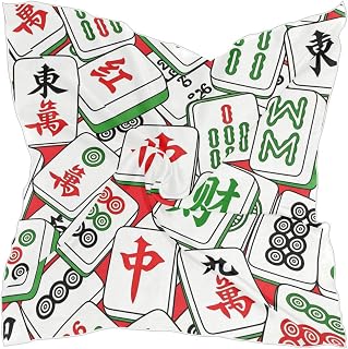 bandanas cute square silk scarf Skinny Scarf Hair Scarf Mahjong