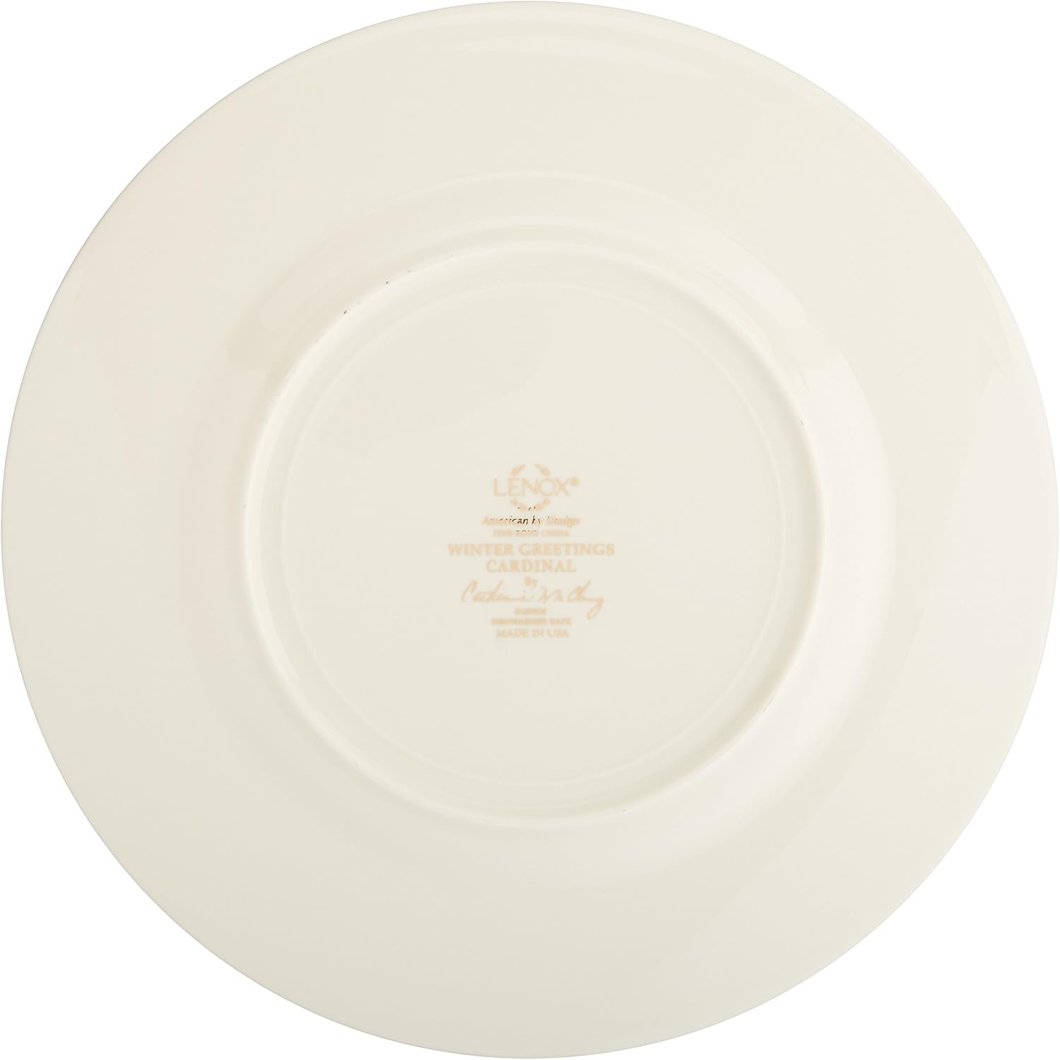 Lenox Winter Greetings Cardinal 9" Accent Plate
