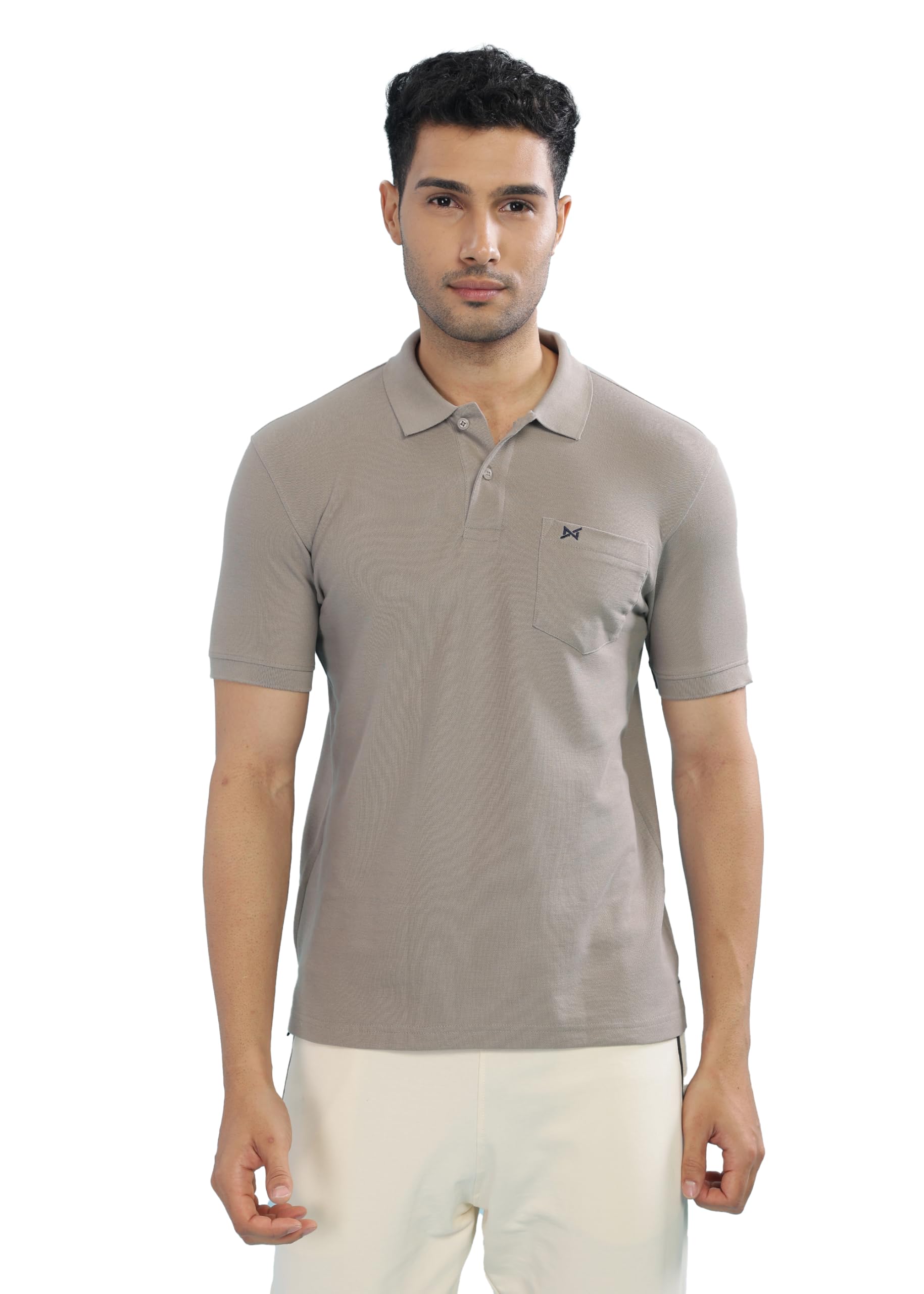 force nxt Polo Neck T-Shirt for Men Pack of 1 | Regular Fit T-Shirt for Men | Premium Super Combed Rich Cotton Polo Shirt | Men's Ultra Soft Half Sleeve T-Shirt-picture-15