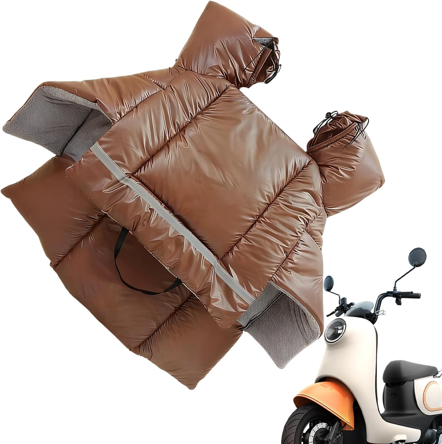 Thermal Scooter Shield, Windproof Riding Protector, Commute Gear for Winter Travel, Adorable Oxford Fabric, All-Weather