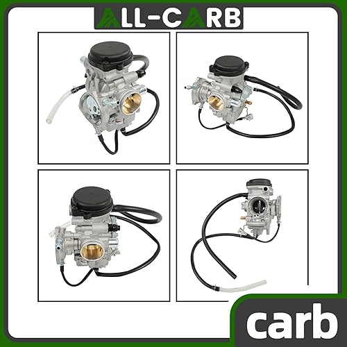 Miniatura 6 de ALL-CARB Repuesto de carburador para Yamaha Bruin 250 350 Big Bear 250 400 Wolverine 350 450 Kodiak 400 450 YFM350 YFM400 YFM450 Reemplazo para