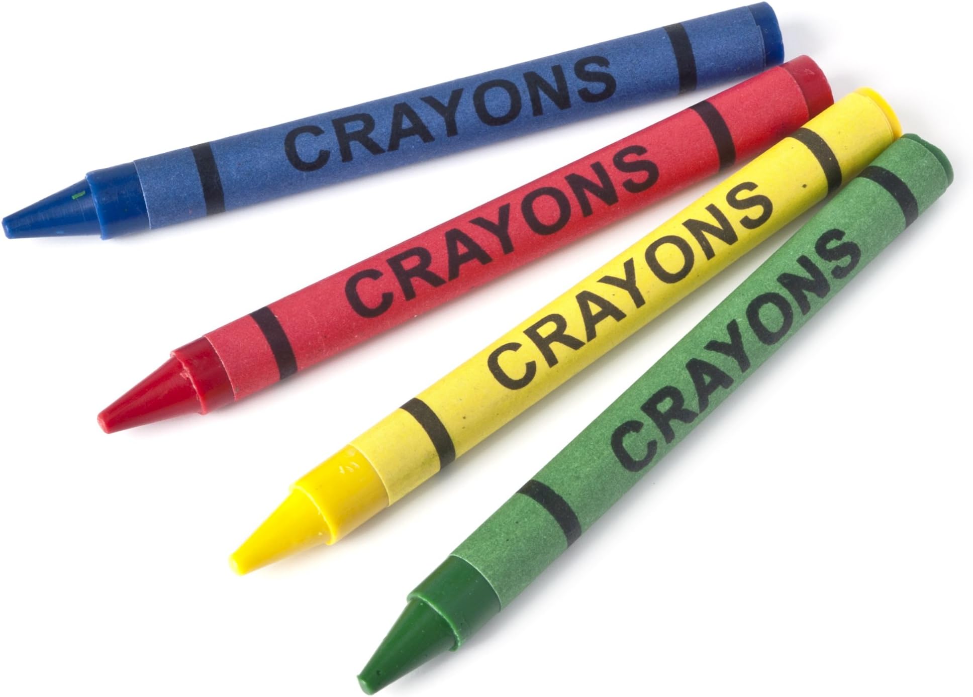 Bizzi Crayons, 4-Pack in Classic Colors (Case of 200)