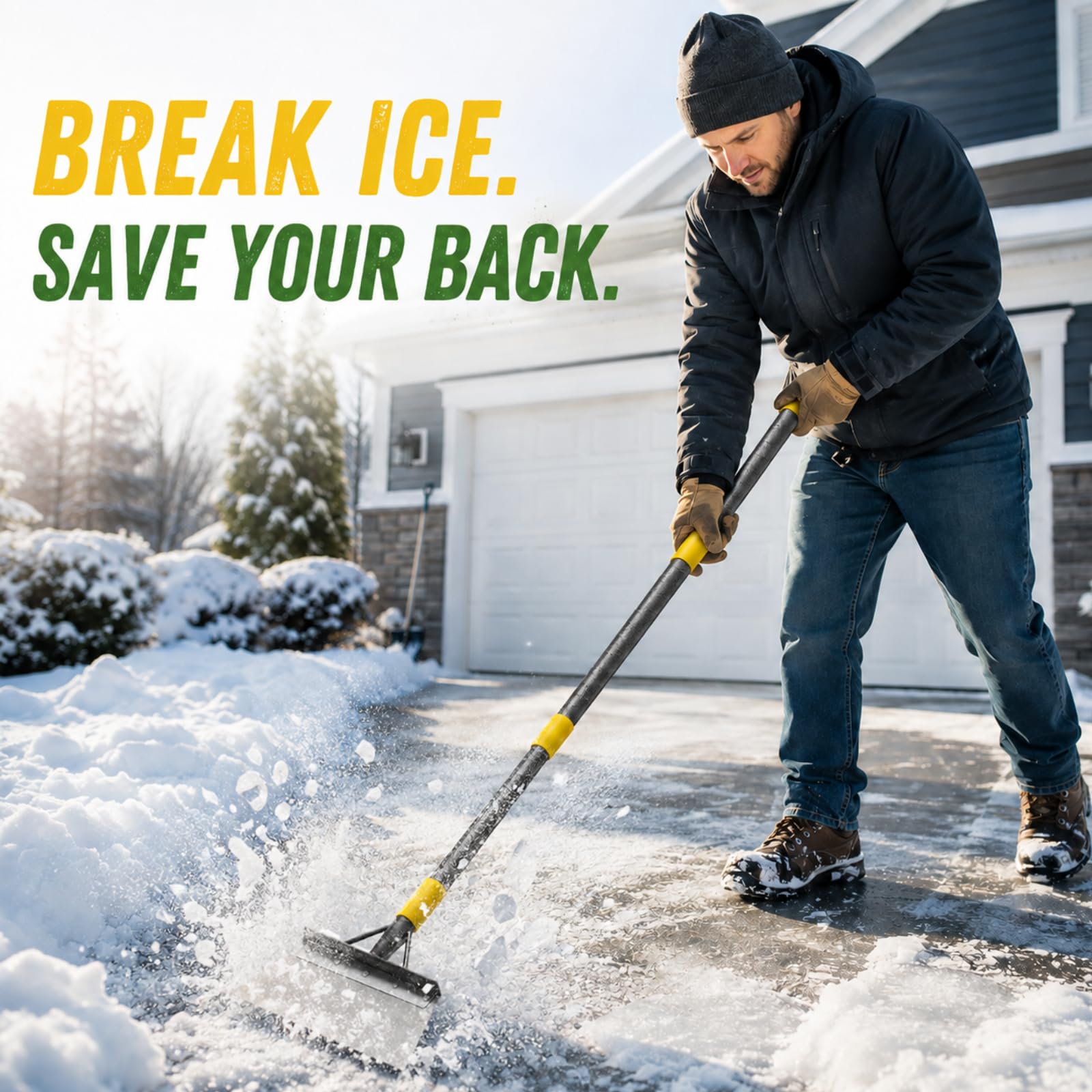 Garden Shovel & Floor Scraper - 60" Handle -9 Garden Shovel & Floor Scraper - 60" Handle -9