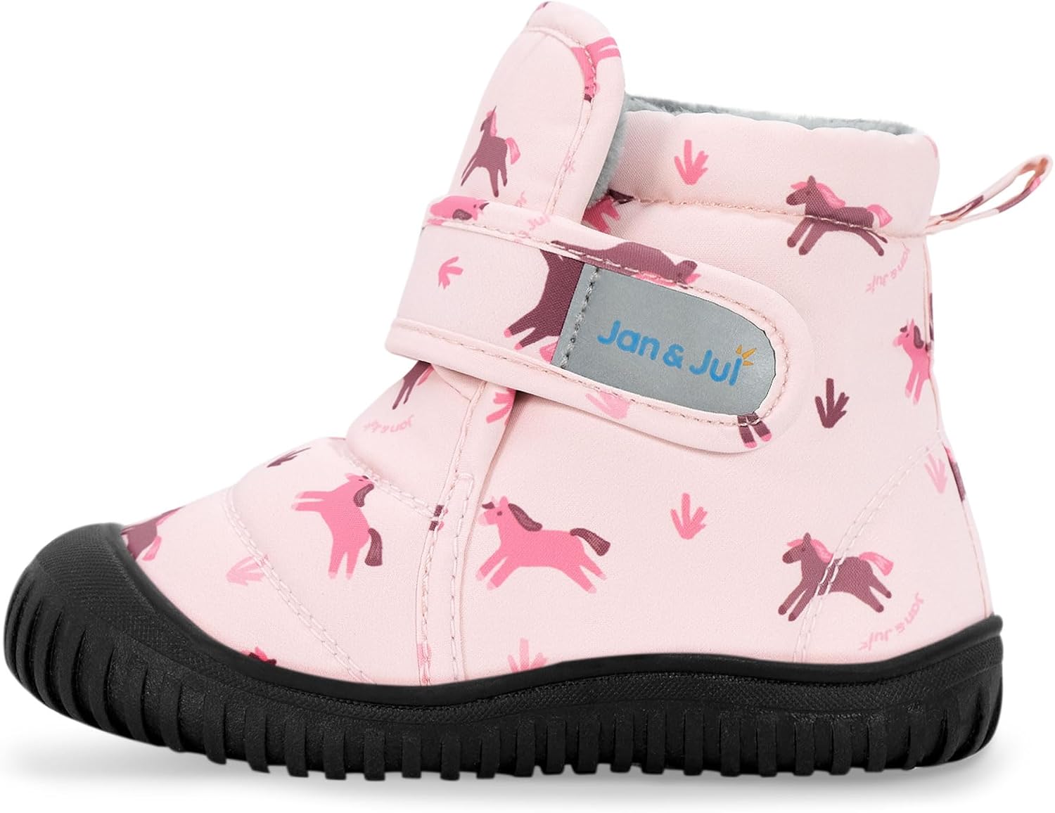 JAN & JUL Toasty-Dry Booties for Toddlers | Insulated, Water Resistant, Sherpa Fleece-Lined, Lightweight Snow Boots for Little Kids, PFAS-Free