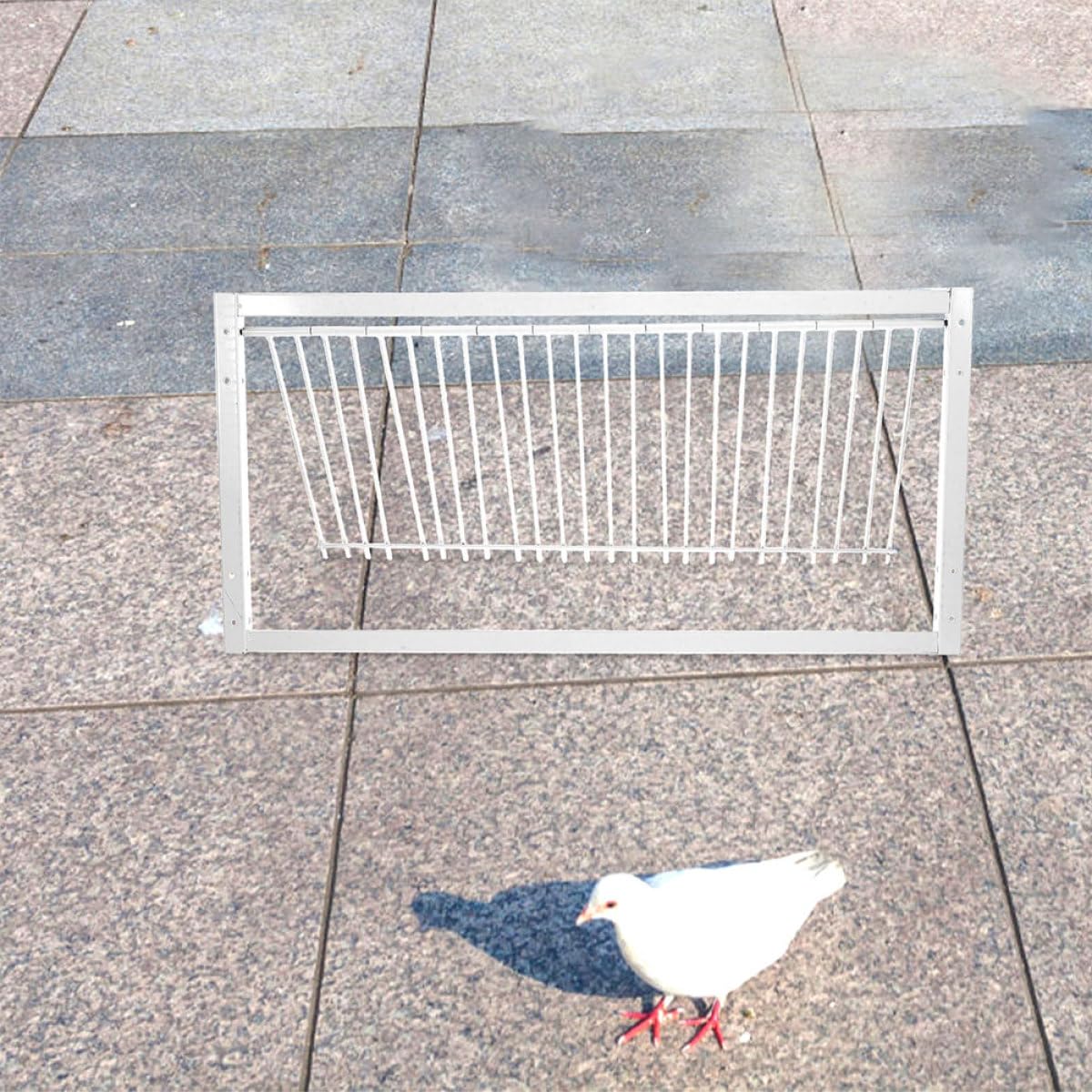 Ciieeo Puerta para Jaula de Palomas de Hierro Reforzado 50 Cm, 2 Piezas para Carreras y Saltos de Palomas, Puerta Actividad Resistente para Casa de Pájaros en Granja y Rancho