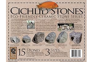 AUG6701 15-Pack Artificial Cichlid Rocks
