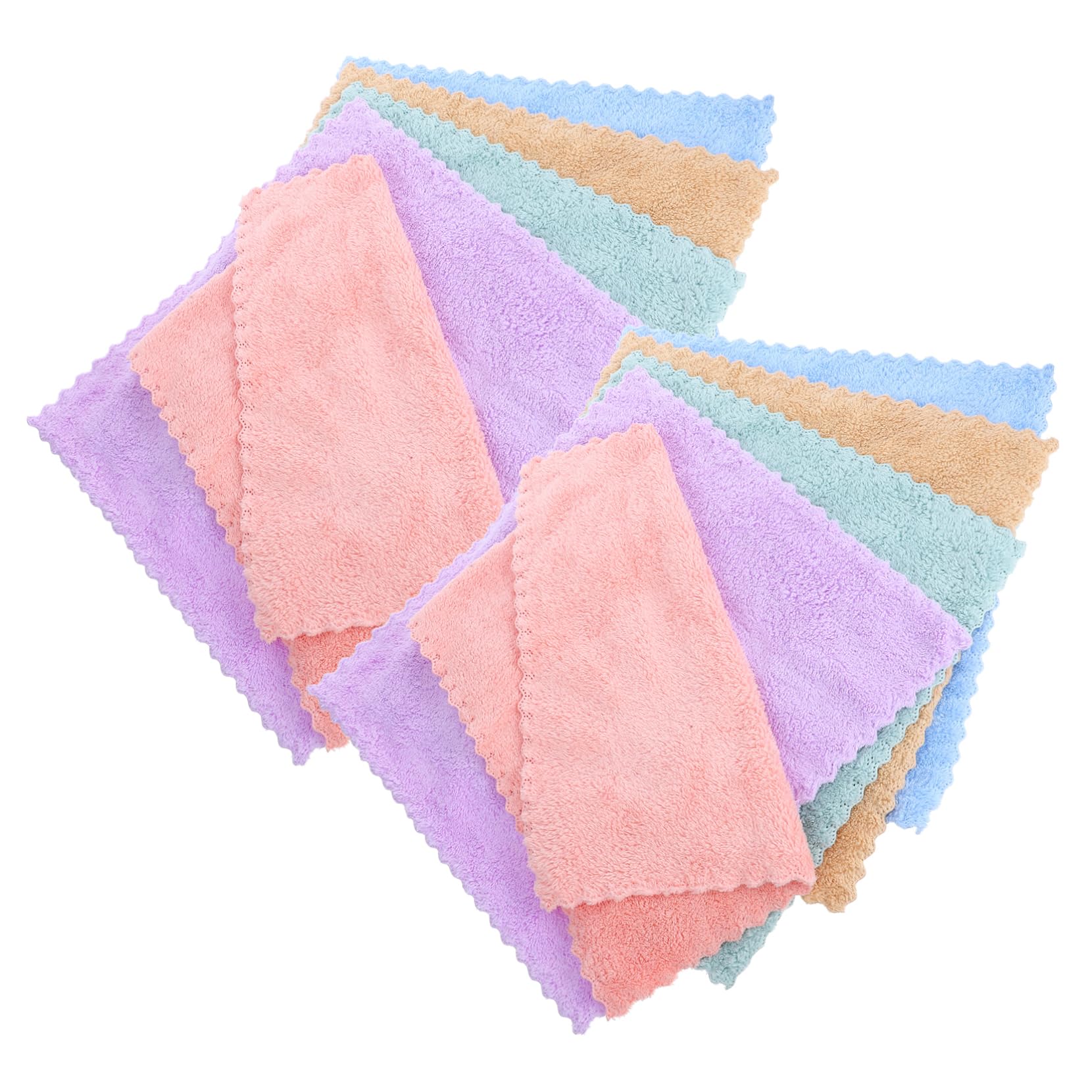 minkissy Lot De 3 Débarbouillettes Douces Et pour Le Visage Idéales pour La Et Le Bain Idéales pour Le Démaquillage pour Garçons Et Filles Format Carré 10 Pièces X 3