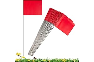 50Pcs Lawn Marking Flags for Yard, Garden, and Landscape