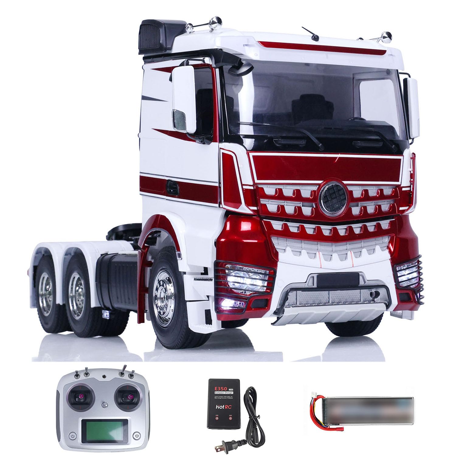 1/14 RC Tractor Truck 6X4 for 3363 Remote Control Car Model Ready to Run Motor ESC Servo Light Sound Flysky I6S Radio Controller
