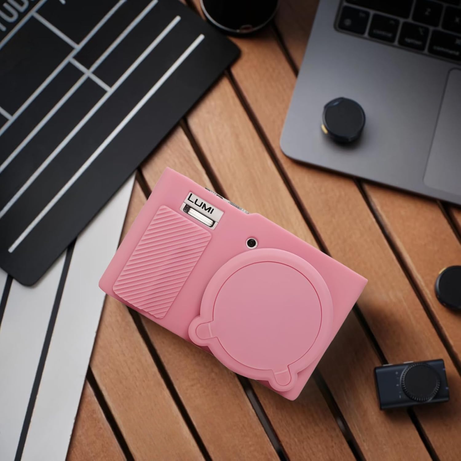 Protective Silicone Case for Panasonic Lumix ZS99, with Adjustable Wrist Strap and Removable Lens Cover, Anti-Slip and Shockproof Design.Lumix ZS99 Accessories. (Pink) - Image 7