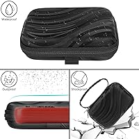 Vista 3 de TOCCOOL Handheld Game Console Portable Case, Protective Travel Retro Mini Game Console Box for Charging Cable, Earphones, Batteries, and Accessories