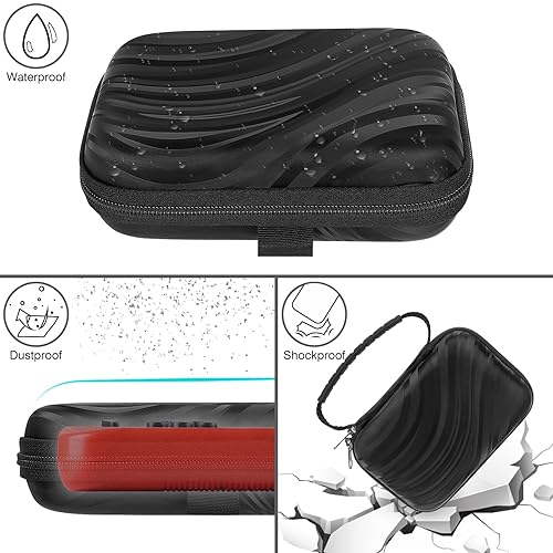 Miniatura 3 de TOCCOOL Handheld Game Console Portable Case, Protective Travel Retro Mini Game Console Box for Charging Cable, Earphones, Batteries, and Accessories