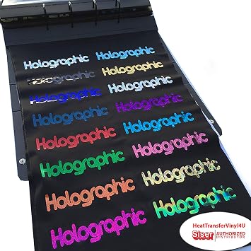 Siser Holographic Heat Transfer Vinyl 20 x 1 Foot (Pearl)