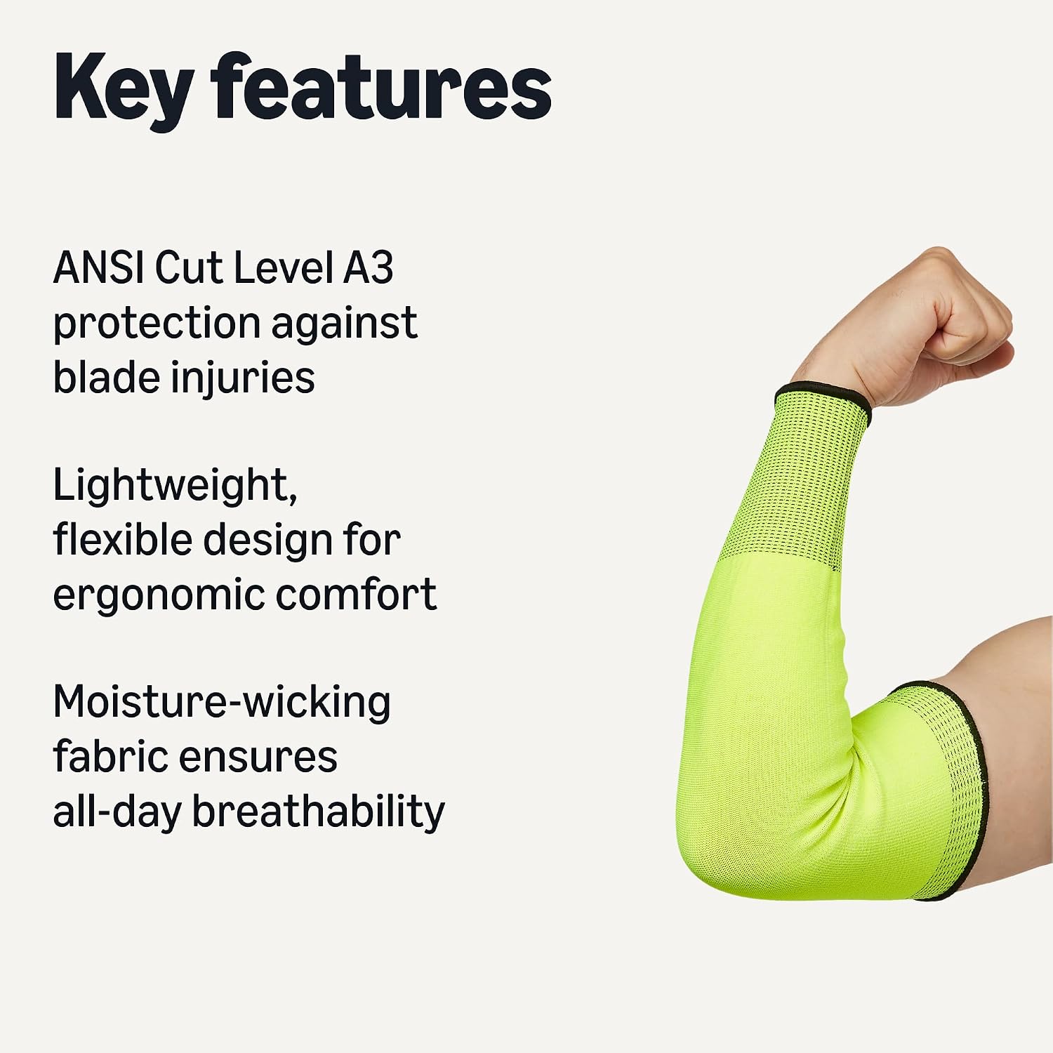 Amazon Basics Cut Resistant Arm Protection Sleeves