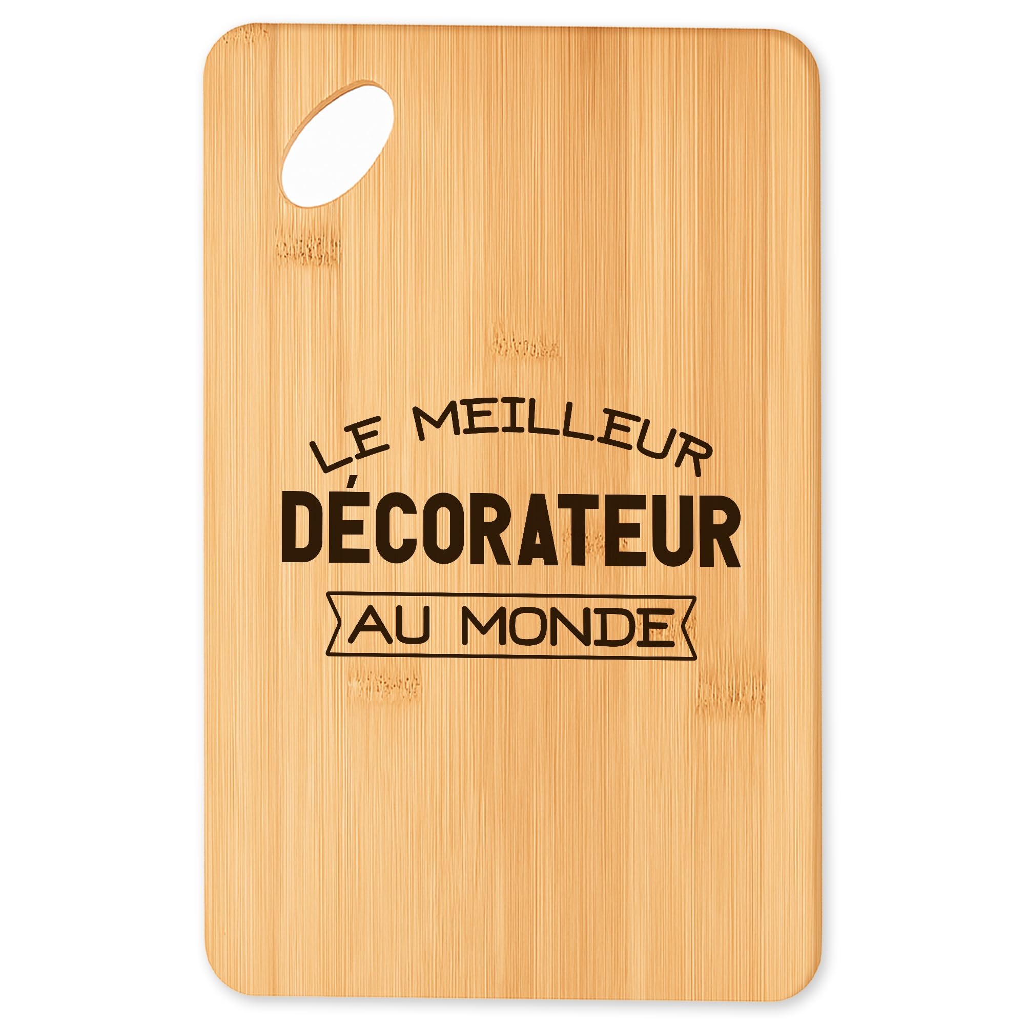 Planche à découper en bambou avec plateau apéro pour barbecue et cuisine