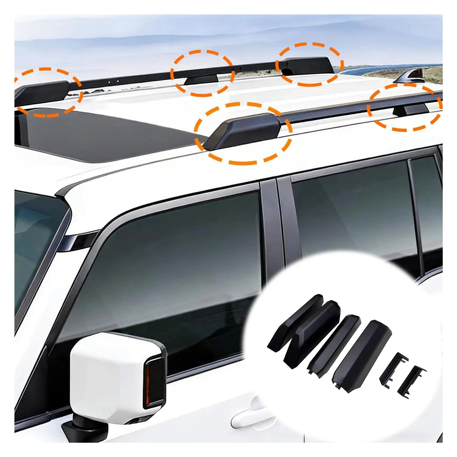Barras Transversales De Techo Para Toyota Para Land Para Cruiser