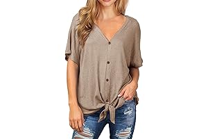 Women's Waffle Knit Tunic Blouse: Style and Comfort Combined