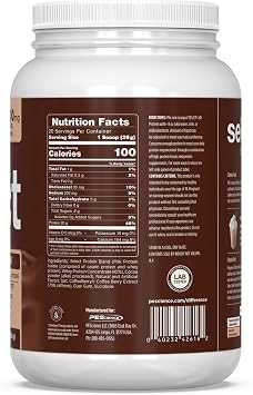 PEScience Select Cafe Protein Coffee Powder, Iced Mocha, 20 Servings