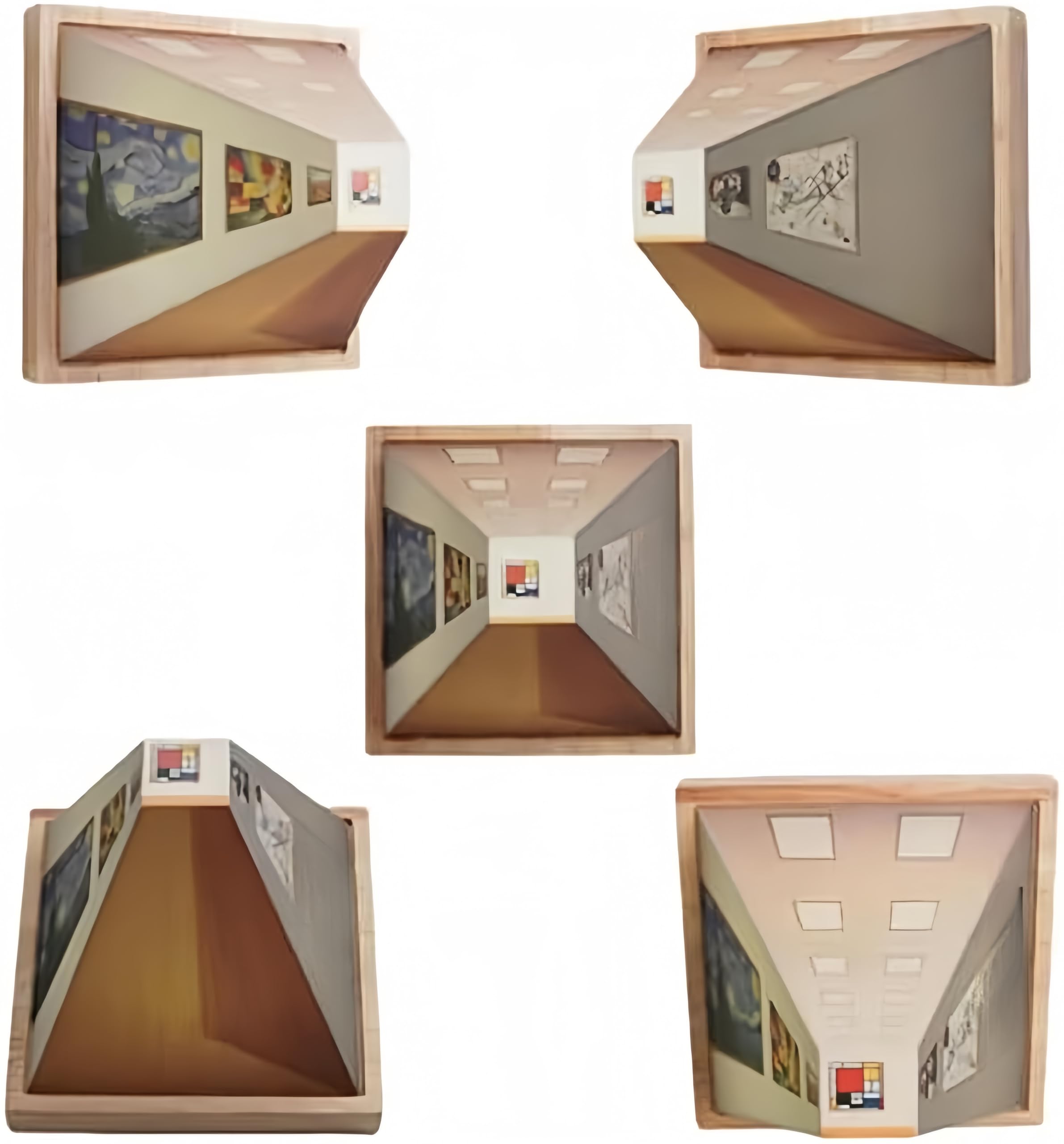 Luce notturna 3D, lampada decorativa a LED con design creativo a parete, stile artistico classico, effetto visivo unico per la casa o l'ufficio